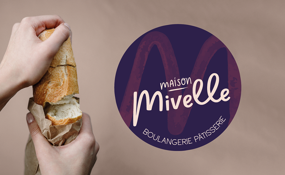 Création de logo pour la boulangerie Maison Antoine à Nantes - fond clair